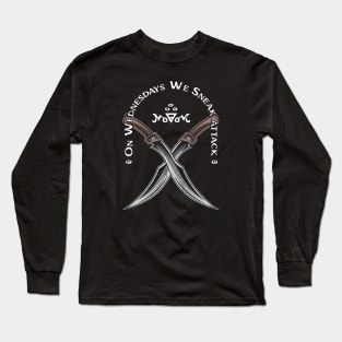 On Wednesdays We Sneak Attack Long Sleeve T-Shirt